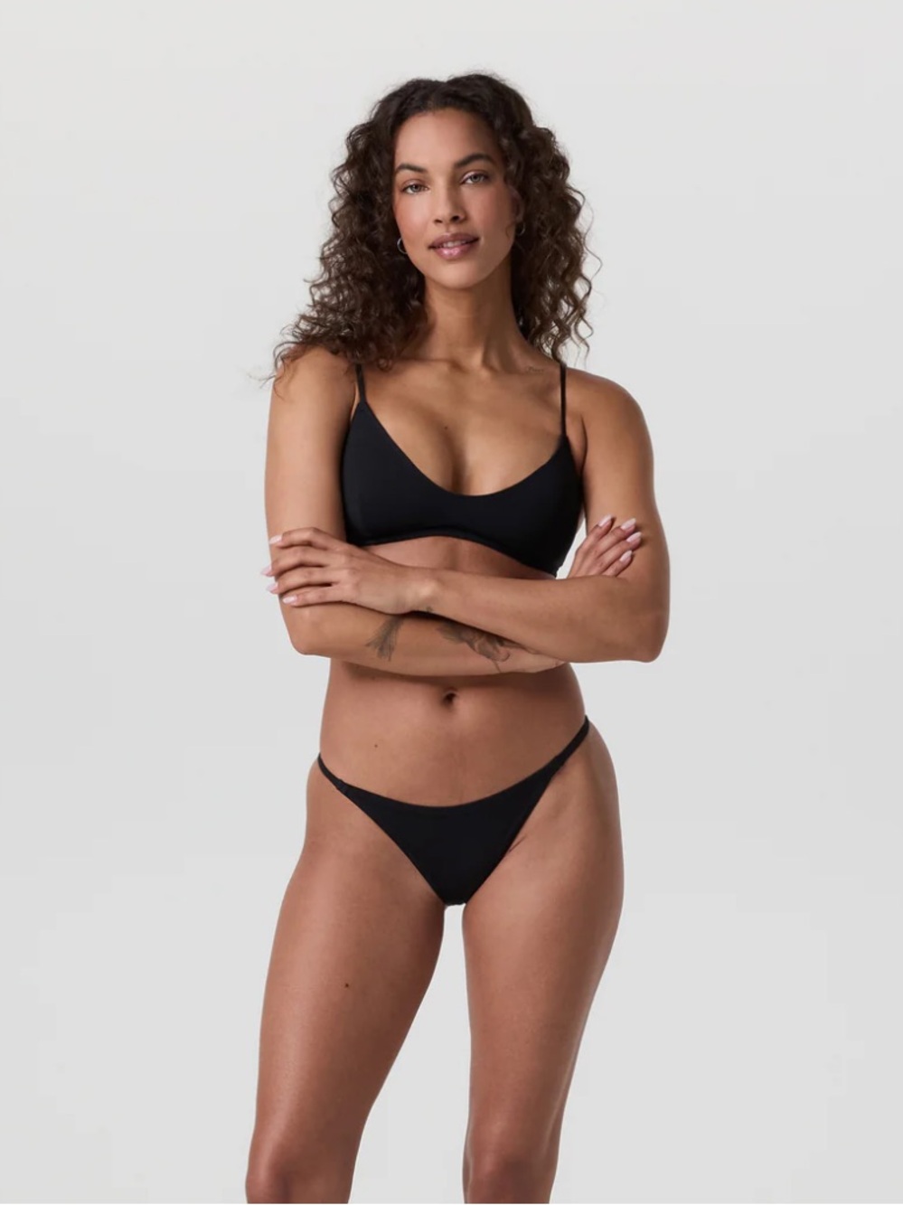 Vuori Black Heat Wave Bikini Top size L